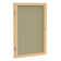 Enclosed Cabinet Fabric Bulletin Board