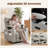 Rocking Chair Nursery With Adjustable Armrests&Headrest,Power Glider Recliner Nursing Chairs For Breastfeeding-1590893674