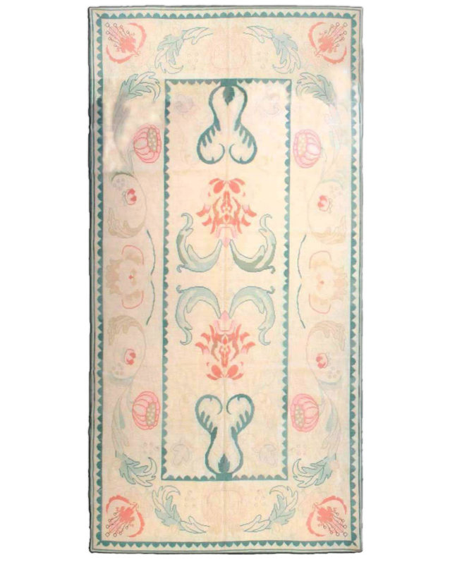 Antique One-of-a-Kind Rectangle 5'7" X 11' Hand Knotted Area Rug