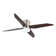 52" Arandip 4-Blade Flush Mount Led Ceiling Fan With Remote Control And Light Kit Included