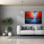 «Lark Manor ™», «Reflection of Red Trees» par Lena Owens, art mural sur toile-566191519