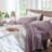100% Washed Cotton Sheet Set Extra Deep Pocket Linen Like Textured-404490825-404490826
