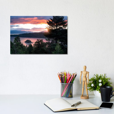 Emerald Bay Sunrise I by Dennis Frates - Wrapped Canvas Gallery-Wrapped Canvas Giclée