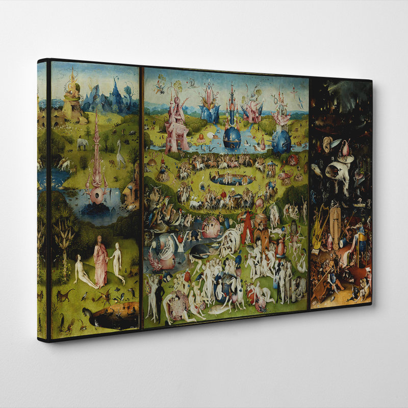 Hieronymus Bosch - Wrapped Canvas Painting, 35cm H x 50cm W