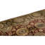 Tapis rouge / brun / beige noué à la main de haute qualité