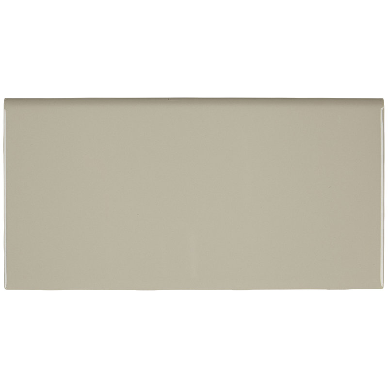 Berkeley 8'' L x 4'' W Ceramic Bullnose Tile Trim