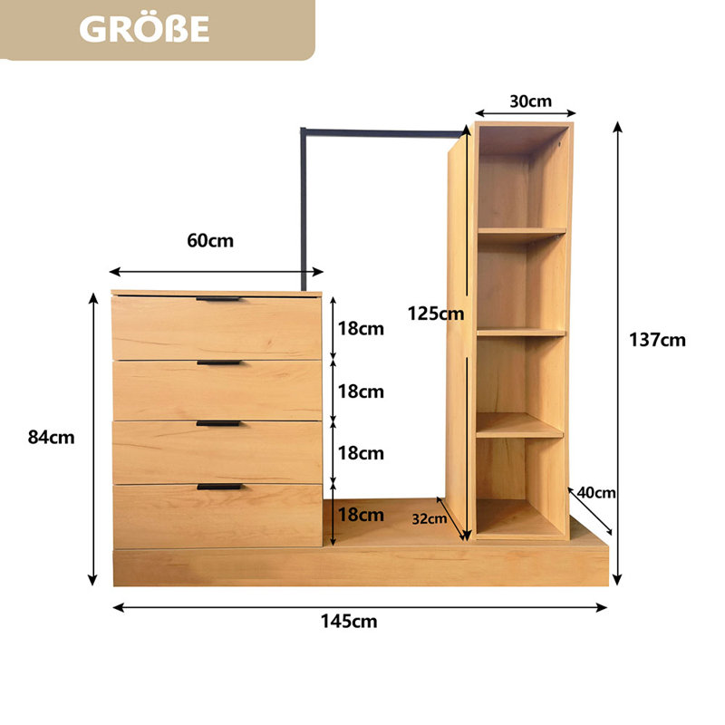 Rifet Hall Tree 145cm Wide