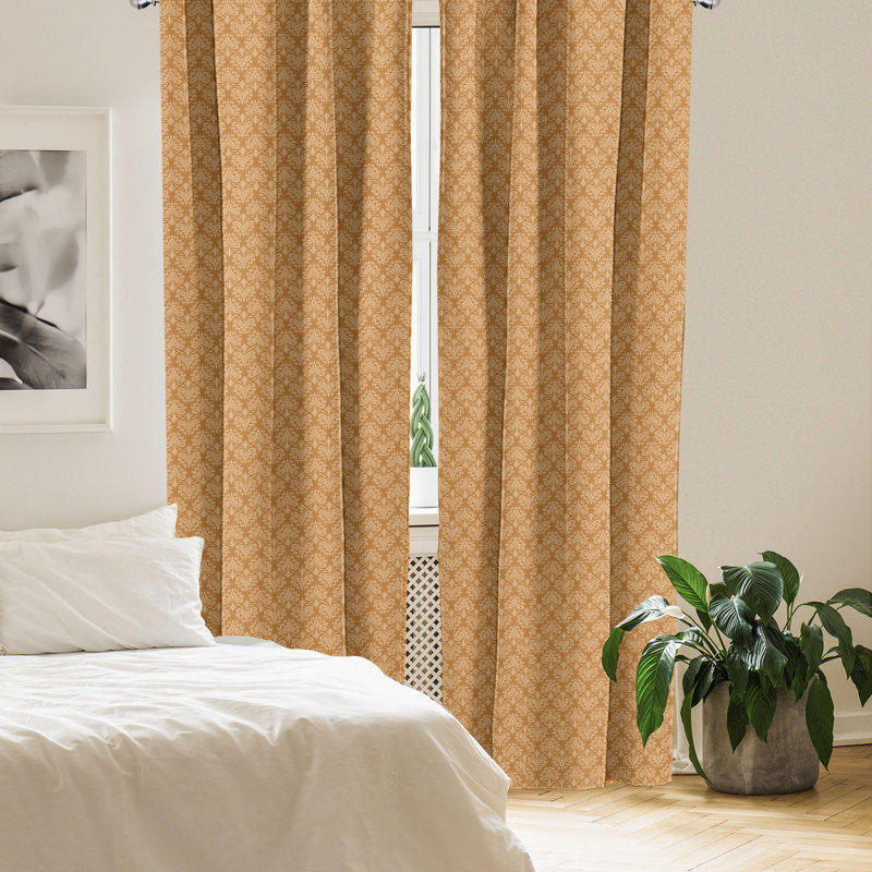Rideaux 4 panneaux East Urban Home, L 56 po x L 95 po
