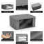 Rangement sous le lit en tissu