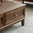 Black walnut solid wood end table