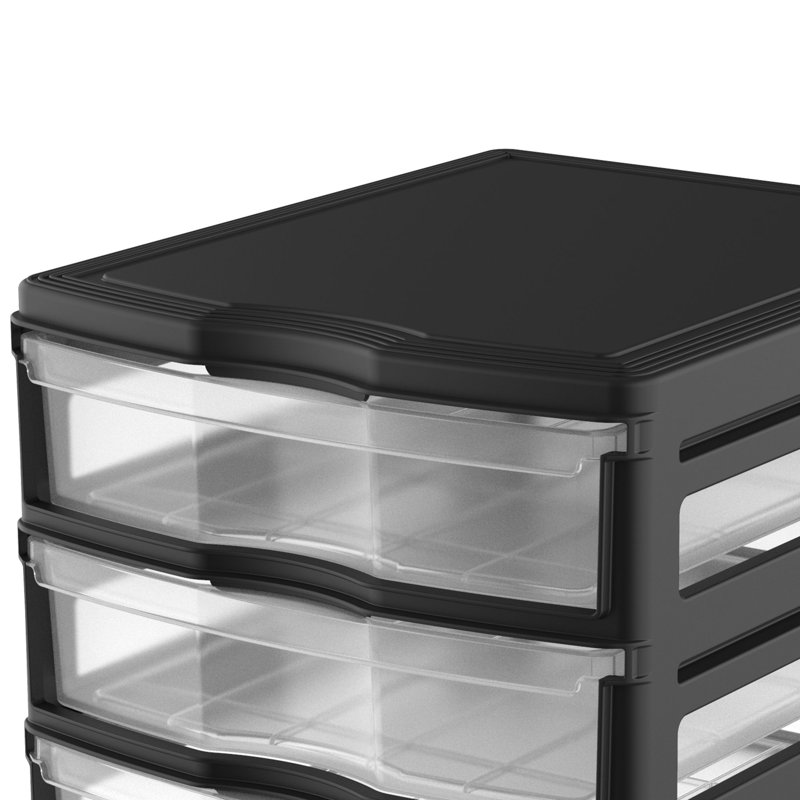 3 Drawer Stackable Drawer