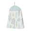 Aqua and Grey Sloth Collection 4 Piece Crib Bedding Set