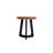 Round Solid Wood End Table