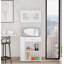 Armoire à porte double Visar Stylish Pantry - H 67,21 po x l 14,01 po x P 27,81 po