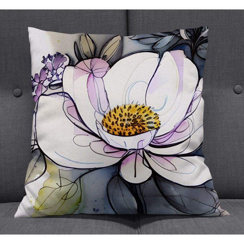 Coussin décoratif, H 18 po x l 18 po, Polyester