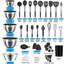 23 pieces of silicone cookware set, kitchen set, non-stick heat-resistant cookware-BPA-free, 4 Stainless Steel Bowls& Colander-106462087
