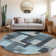 Premium Machine Washable Prisco Sky Rug