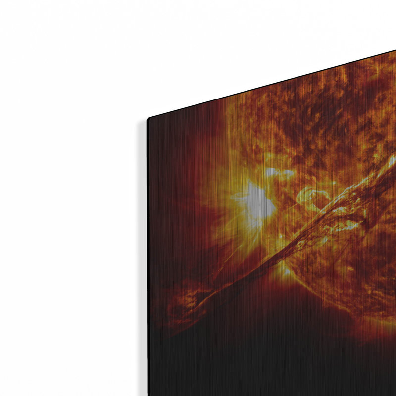 «Solar Flare», art mural en métal Luxe, H 12 po x l 24 po