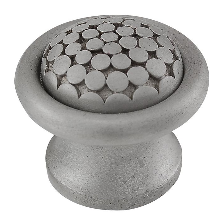 Tiziano Mushroom Knob, Satin Nickel, 1.25" H x 1.25" W x 1" D