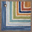 Log Cabin Handmade Hand Tufted Wool Green/Red/Blue Rug-73065265