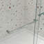 Porte de douche à dérivation, porte coulissante, avec verre trempé 5/16 po et finition chrome poli 6074-119845682