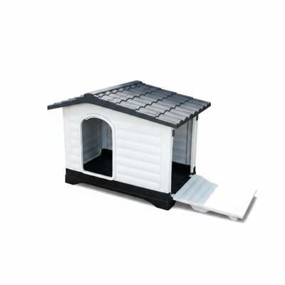 Niche pour chien d'extérieur durable et résistante aux intempéries - Niche pour animaux confortable - Facile à assembler, pour petits et moyens chiens