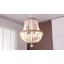 Lustre empire à intensité variable en bois à 3 lumières Maliza