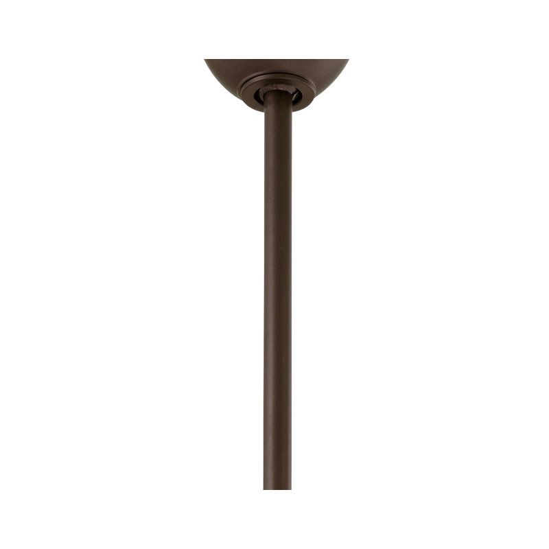 Atlas Downrod, 5" H, Textured Bronze