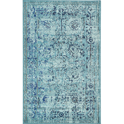 Colfin Washable Floral Indoor Rug
