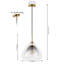 Luminaire suspendu en laiton 1 lumière Rubenia