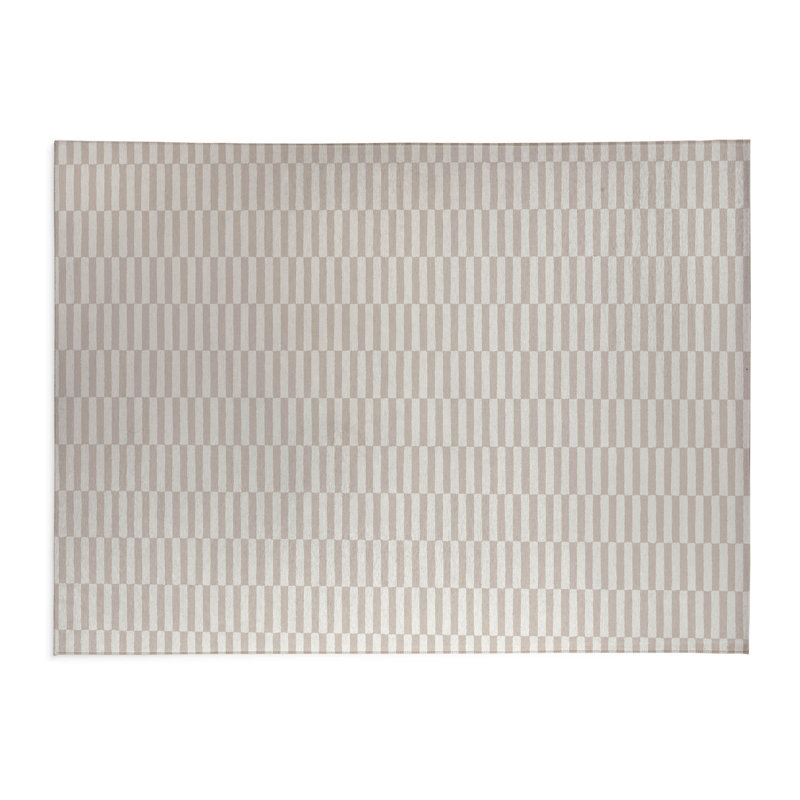 Off Stripe Activity Mat, Taupe, Rectangle 2' x 3'