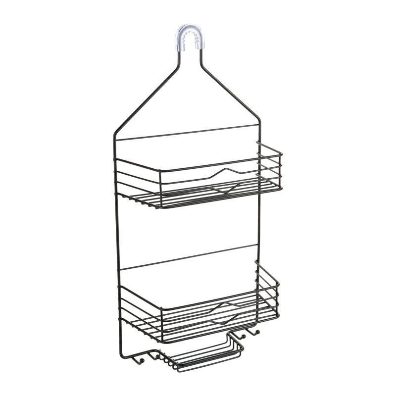 Hanging Shower Caddy, Matte Black