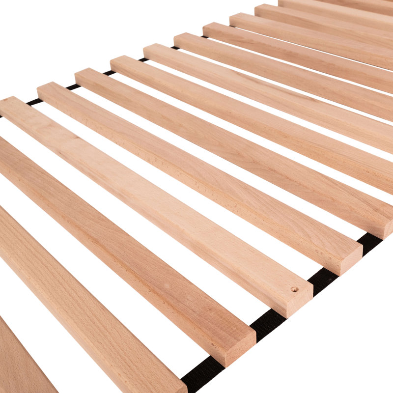 Wooden Bed Base White Noise Aveliss, 2cm H x 220cm W x 90cm D