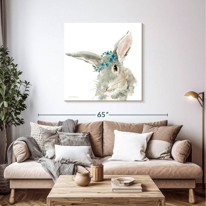 Lapin Crowle Glamour, H 39 po x l 39 po