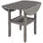 Latitude Run® Round Counter Height Kitchen Dining Table With Drop Leaf