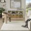 Tapis d'intérieur moderne ivoire Ebold Ebern Designs-966295867