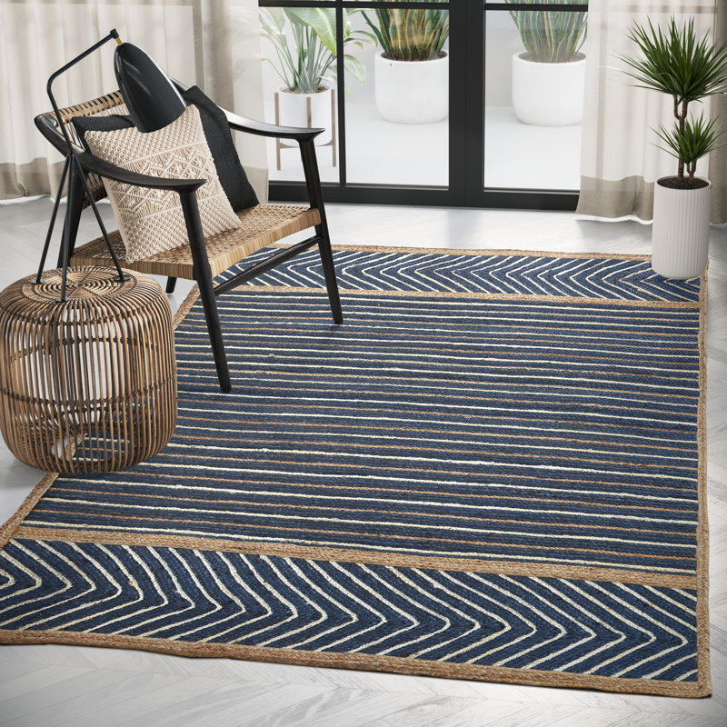 Tiffiny Hand Loomed Geometric Indoor Rug, Rectangle 6' x 9'