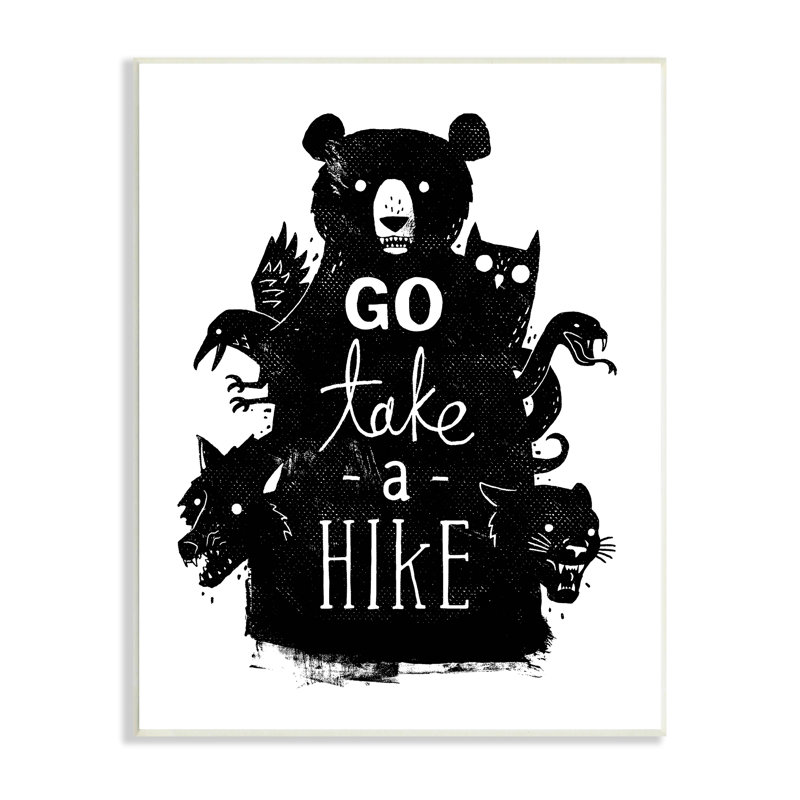 «Take A Hike» par Michael Buxton, L 10 po x H 15 po, Toile tendue