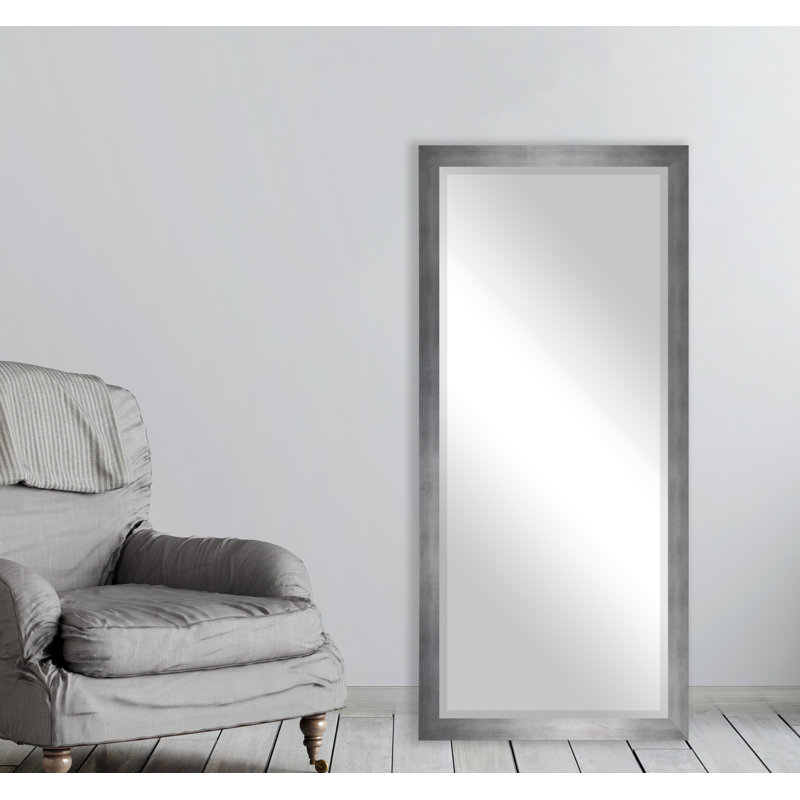 Miroir pleine grandeur Henslee, Argent mat, H 65,5 po x l 32 po