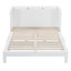 Grand lit escamotable avec grands tiroirs, blanc-1321354969