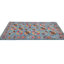 Tapis bleu Oushak 3 x 5 Kazak