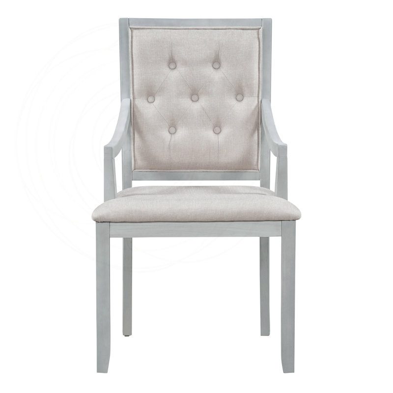 Ensemble repas 5 pièces avec table ronde extensible Retro, Gris antique