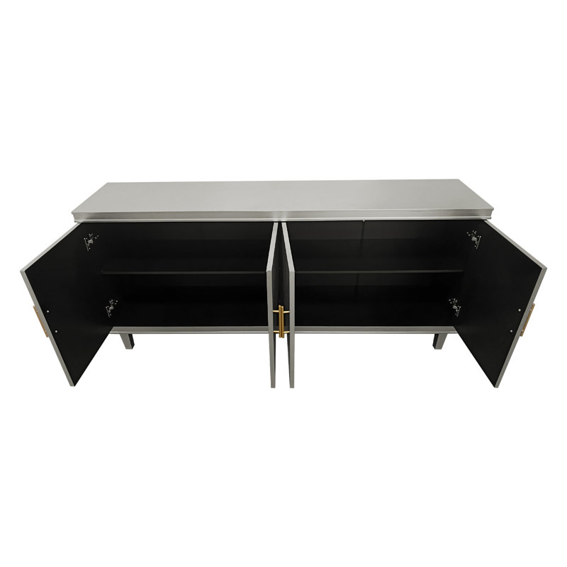 Buffet Ariyanah, Champagne, H 32,28 po x l 70,07 po x P 15,75 po