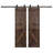 K Style Solid Core Wood Double Sliding Barn Door with Hardware Kit -Assembly Needed-86439467-65056363