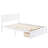 Platform Bed with Under-bed Drawers