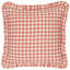 Maude Gingham Cotton Piped Cushion-121727633-103878144