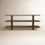 Andre 70" Oak Bookcase