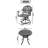 3-Piece All-Weather Cast Aluminum Dining Set-2050852925-2050852922