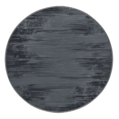 Tapis abstrait gris lavable à la machine