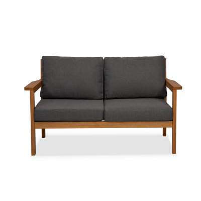 Lanie 53" Eucalyptus Outdoor Loveseat